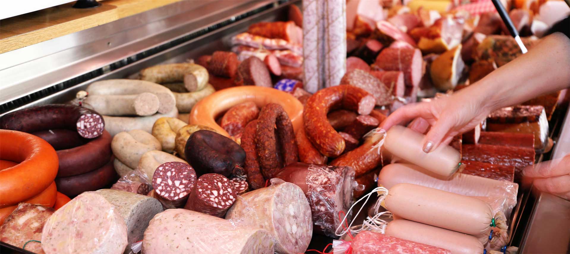 Wurst in der Wursttheke